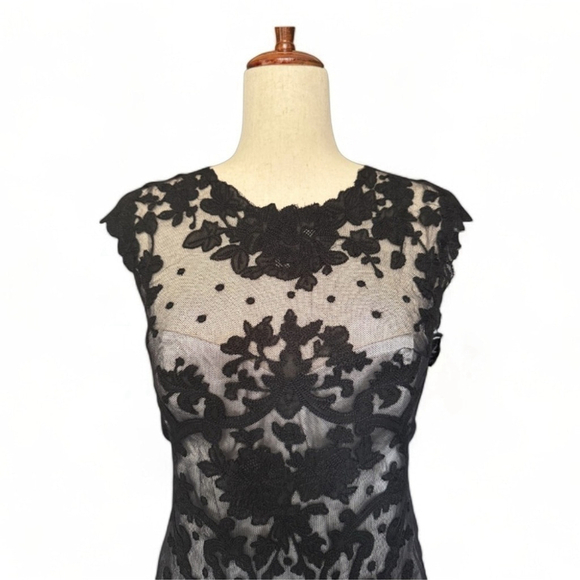 Catherine Deane Tracy Black Lace Sheath Dress | Silk Lined | Size 10 - Picture 2 of 15